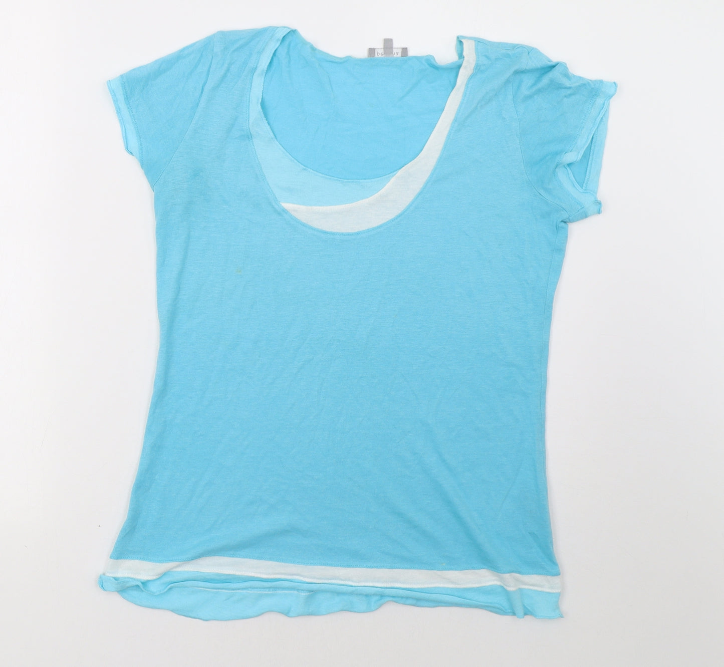 Marks and Spencer Womens Blue   Basic T-Shirt Size 12