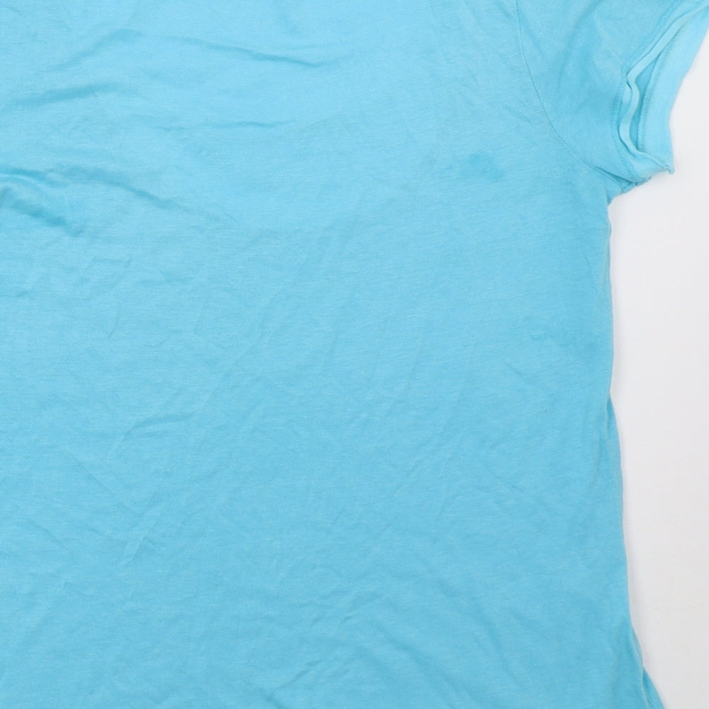 Marks and Spencer Womens Blue   Basic T-Shirt Size 12