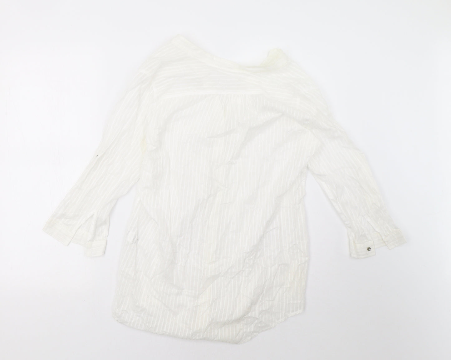 Marks and Spencer Womens White   Basic Button-Up Size 12