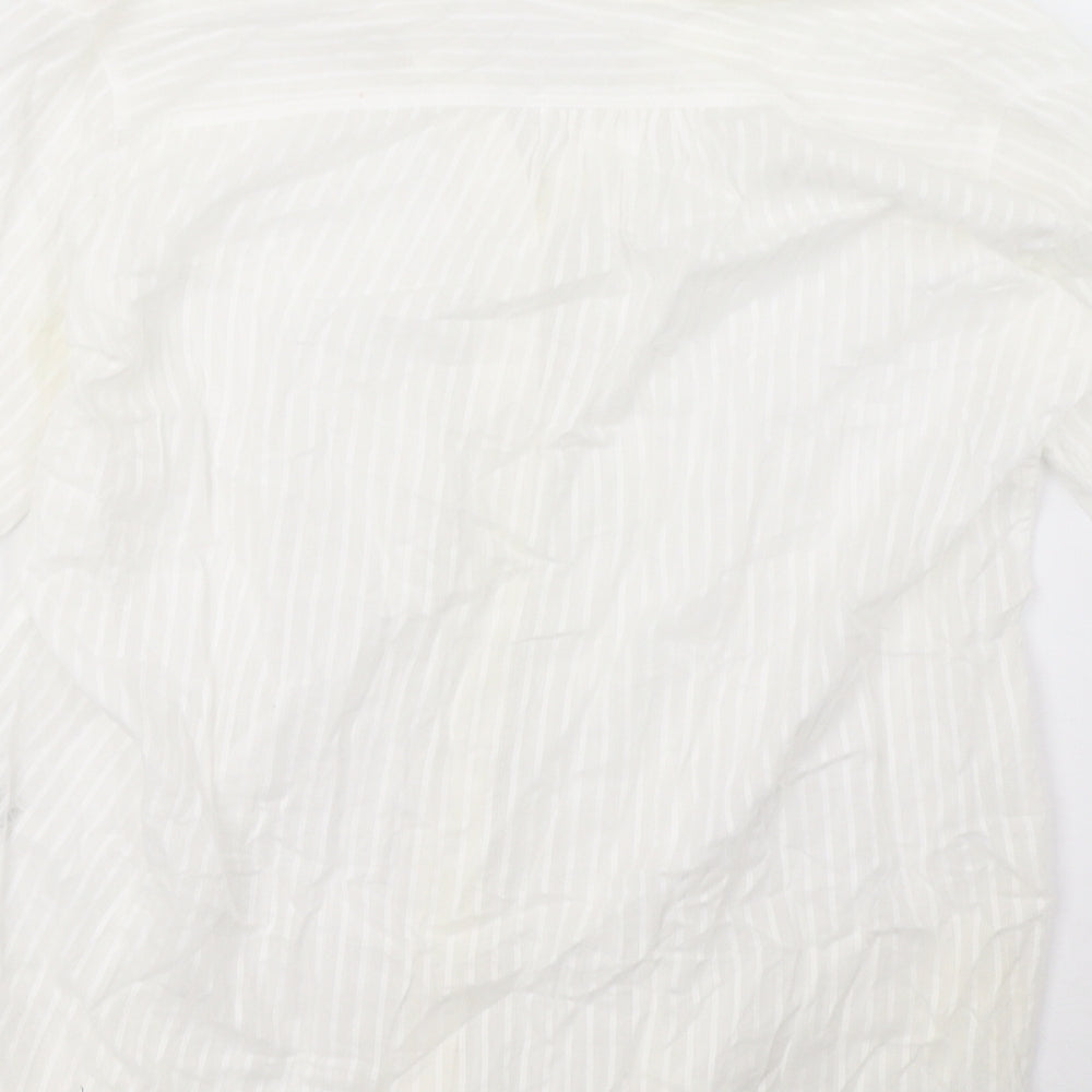 Marks and Spencer Womens White   Basic Button-Up Size 12