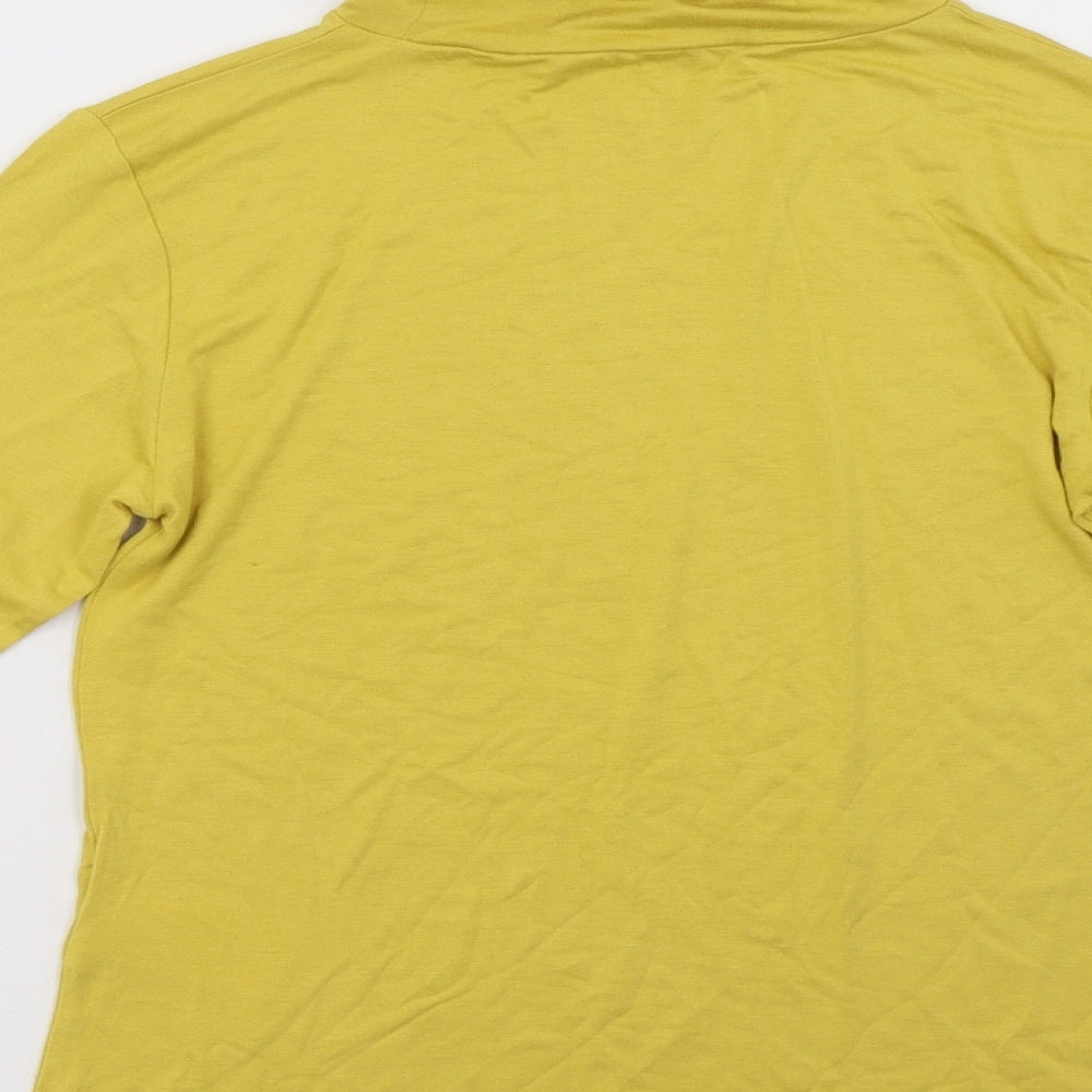 Peacocks Womens Yellow   Pullover Sweatshirt Size 10