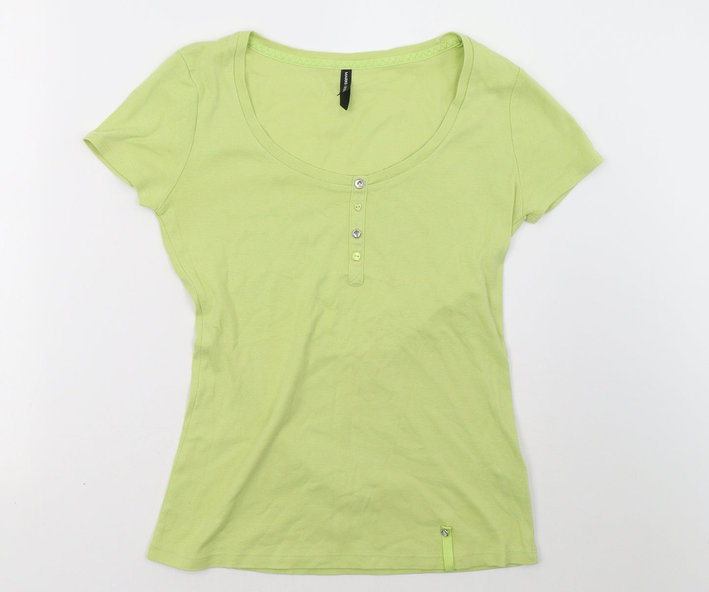 Marks and Spencer Womens Green   Basic T-Shirt Size 12