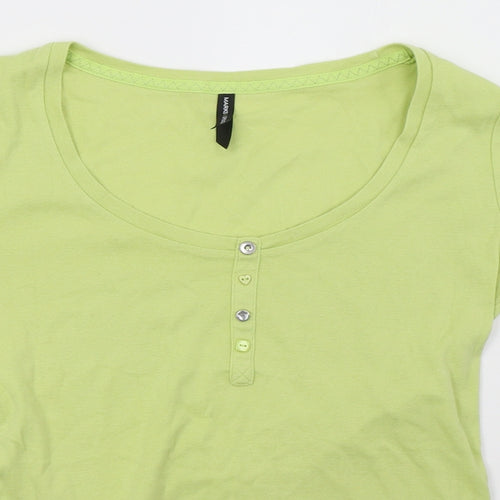 Marks and Spencer Womens Green   Basic T-Shirt Size 12
