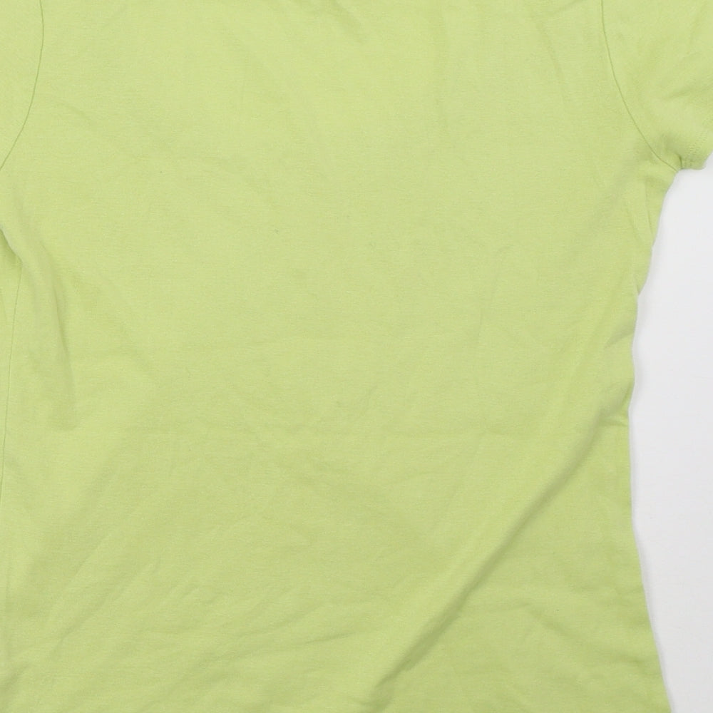 Marks and Spencer Womens Green   Basic T-Shirt Size 12