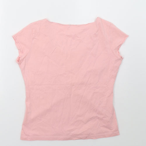 Marks and Spencer Womens Pink   Basic T-Shirt Size 12