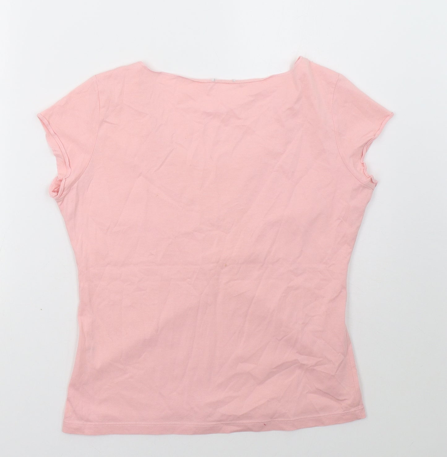 Marks and Spencer Womens Pink   Basic T-Shirt Size 12