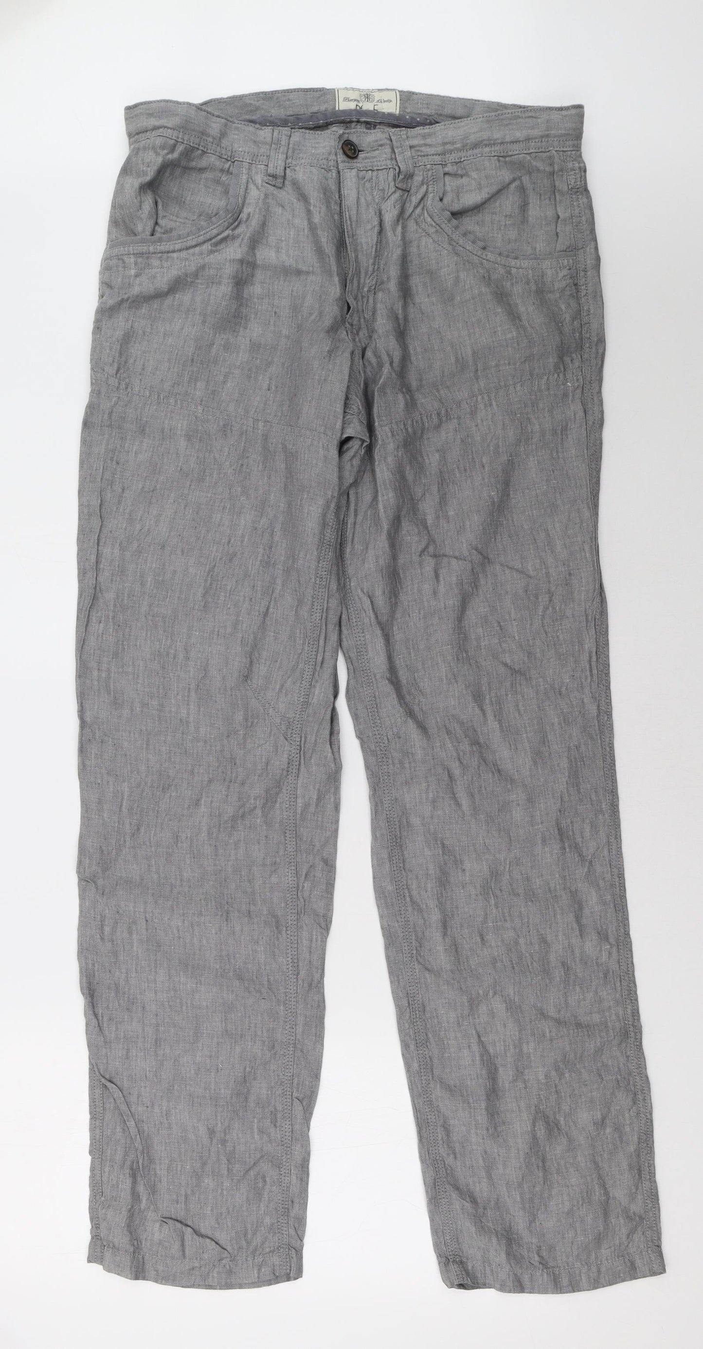 NEXT Mens Grey   Trousers  Size 34 L35 in