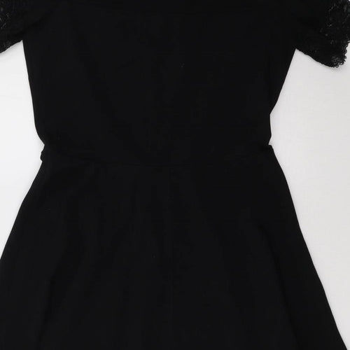 Dorothy Perkins Womens Black   A-Line  Size 14