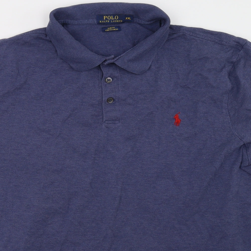 Ralph Lauren Mens Blue    Polo Size 2XL
