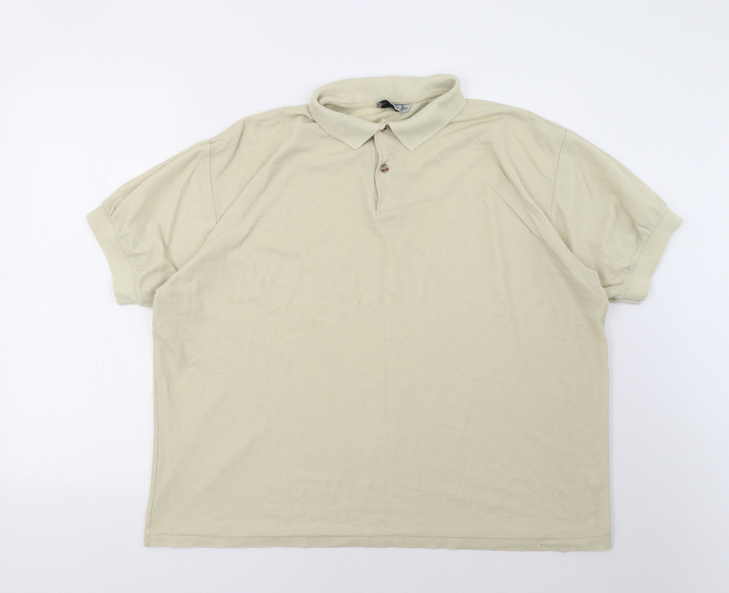 Classic Mens Yellow    Polo Size 2XL