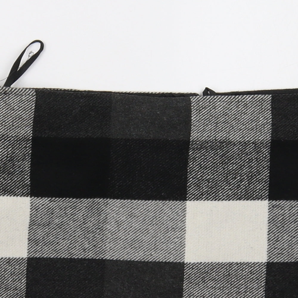 Matalan Womens Grey Check  A-Line Skirt Size 12