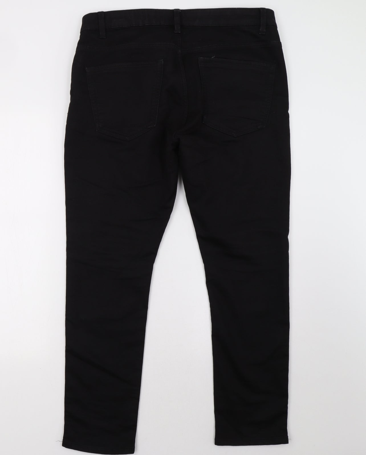 NEXT Mens Black   Straight Jeans Size 34 L29 in
