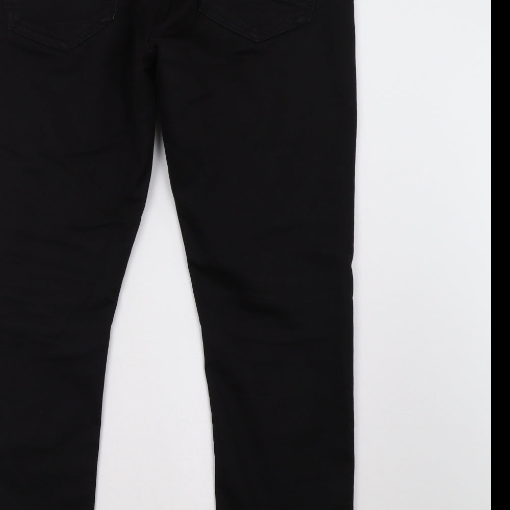 NEXT Mens Black   Straight Jeans Size 34 L29 in