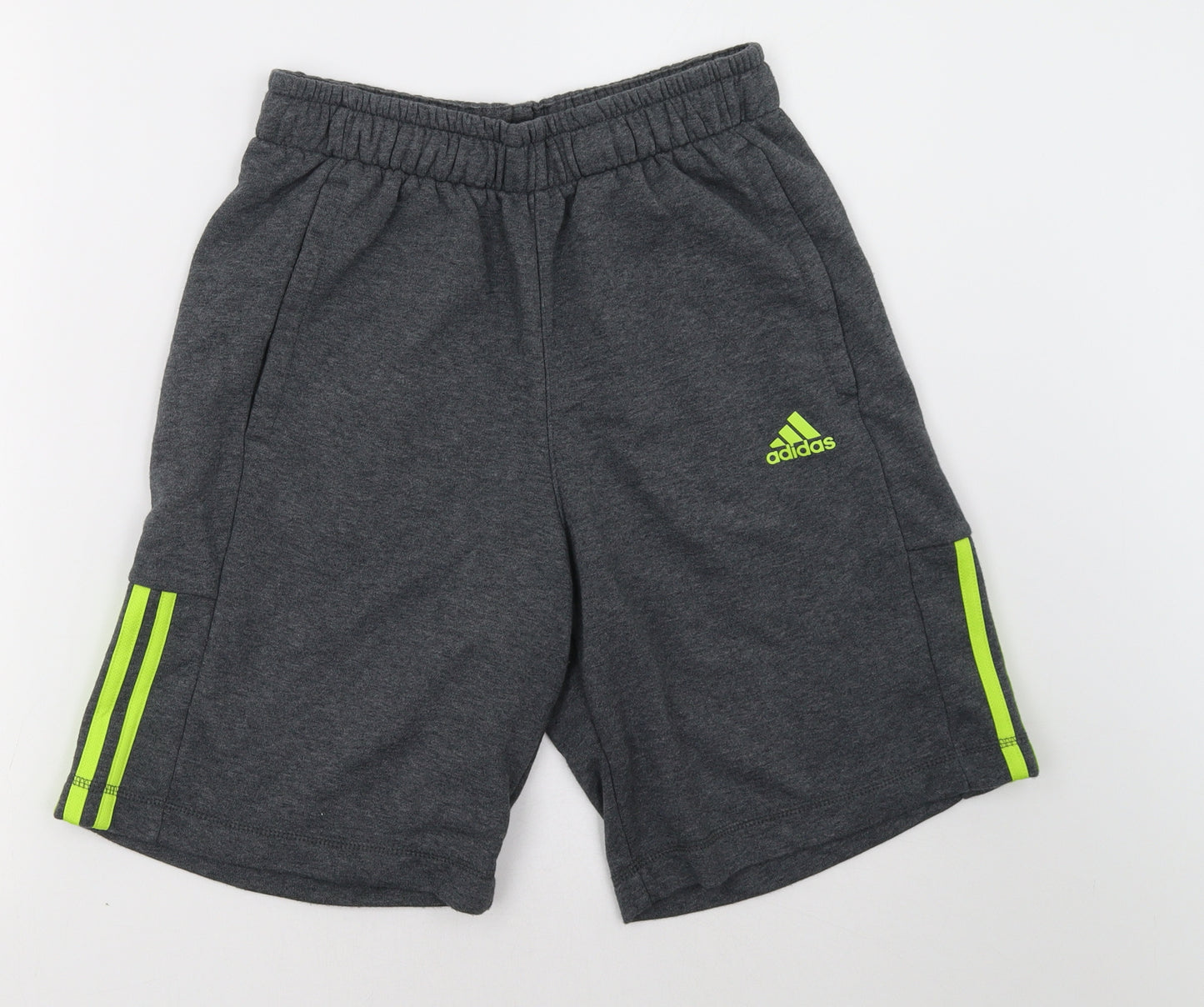 adidas Mens Grey   Sweat Shorts Size S