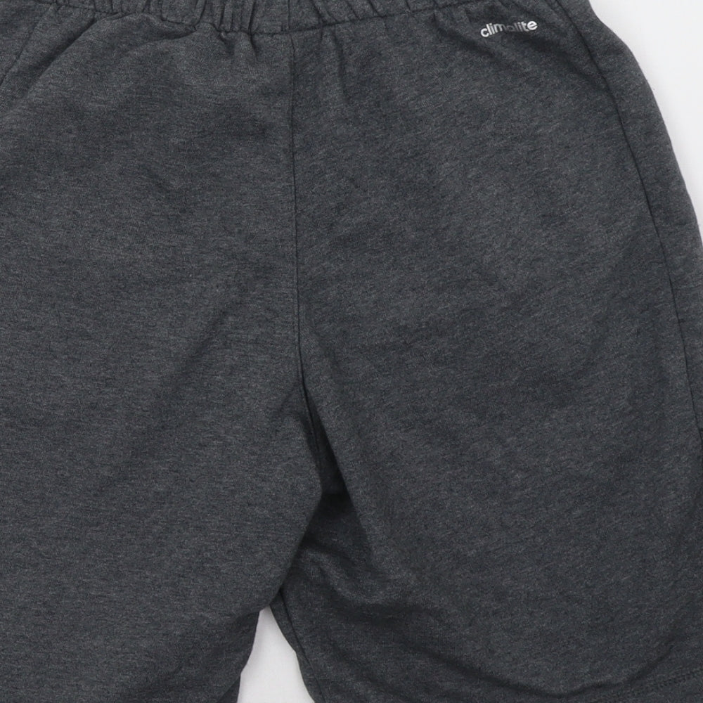 adidas Mens Grey   Sweat Shorts Size S