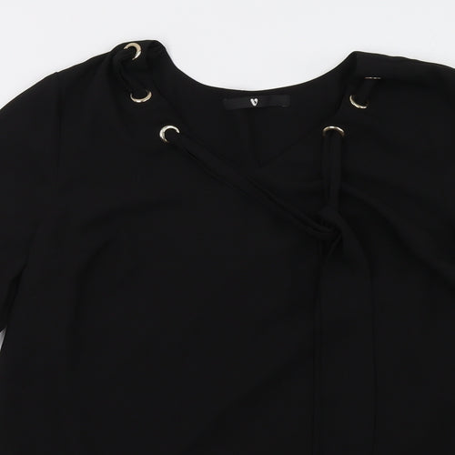Very Womens Black   Basic Blouse Size 12