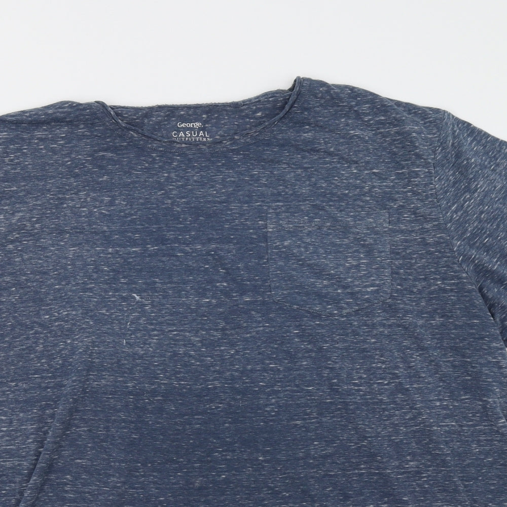 George Mens Blue    T-Shirt Size 2XL