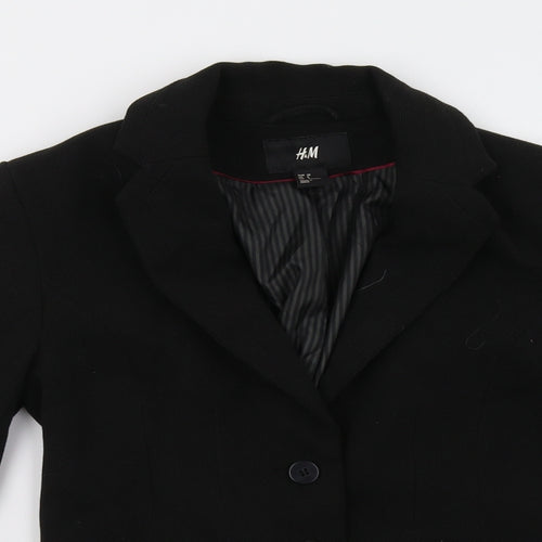 H&M Womens Black   Jacket Blazer Size 8