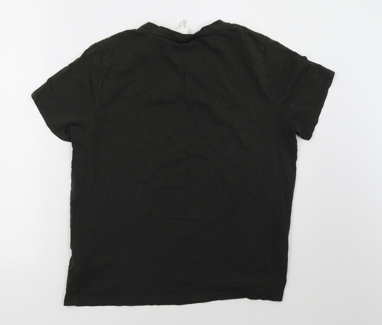 H&M Womens Green   Basic T-Shirt Size M