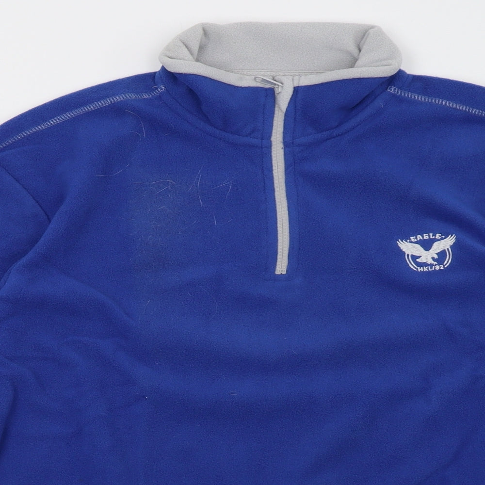 Atlas For Men Mens Blue   Pullover Sweatshirt Size M