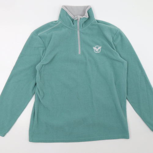 Atlas For Men Mens Green   Pullover Sweatshirt Size M