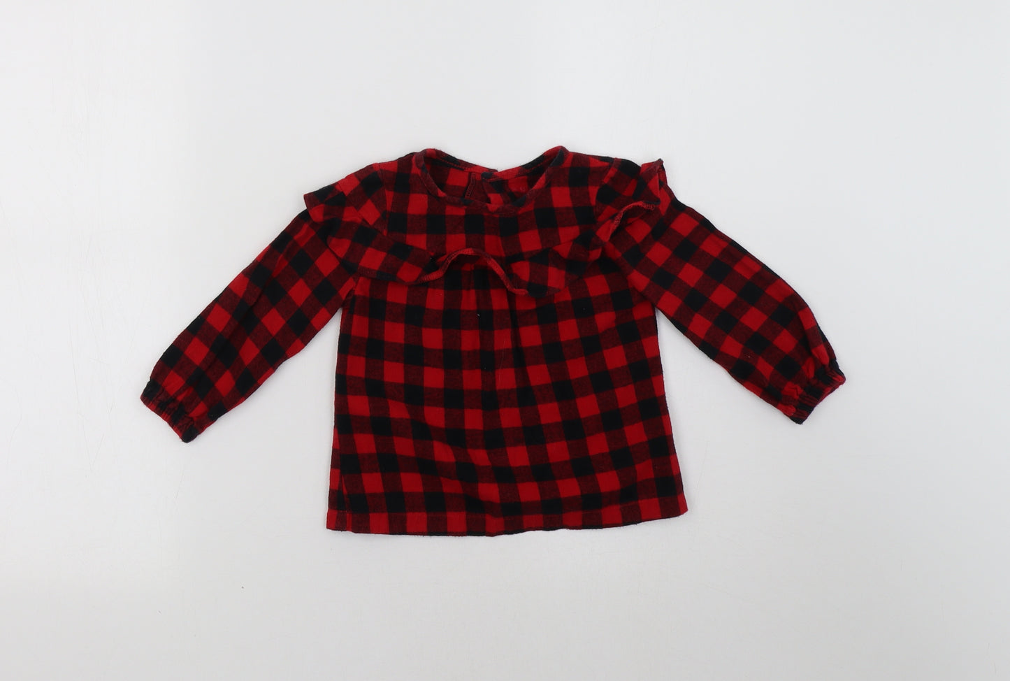Nutmeg Girls Red Check  Basic Casual Size 3-4 Years