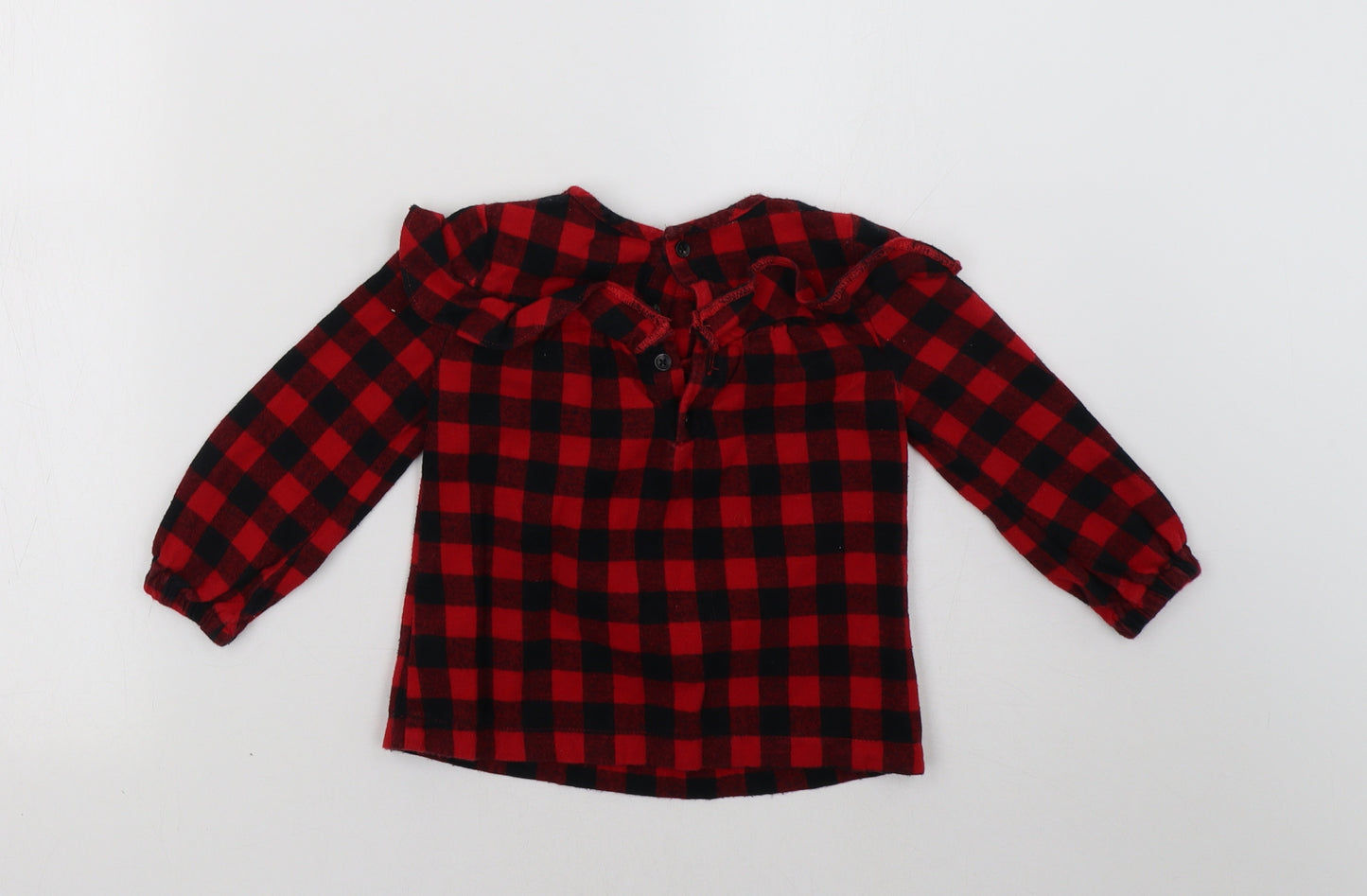 Nutmeg Girls Red Check  Basic Casual Size 3-4 Years