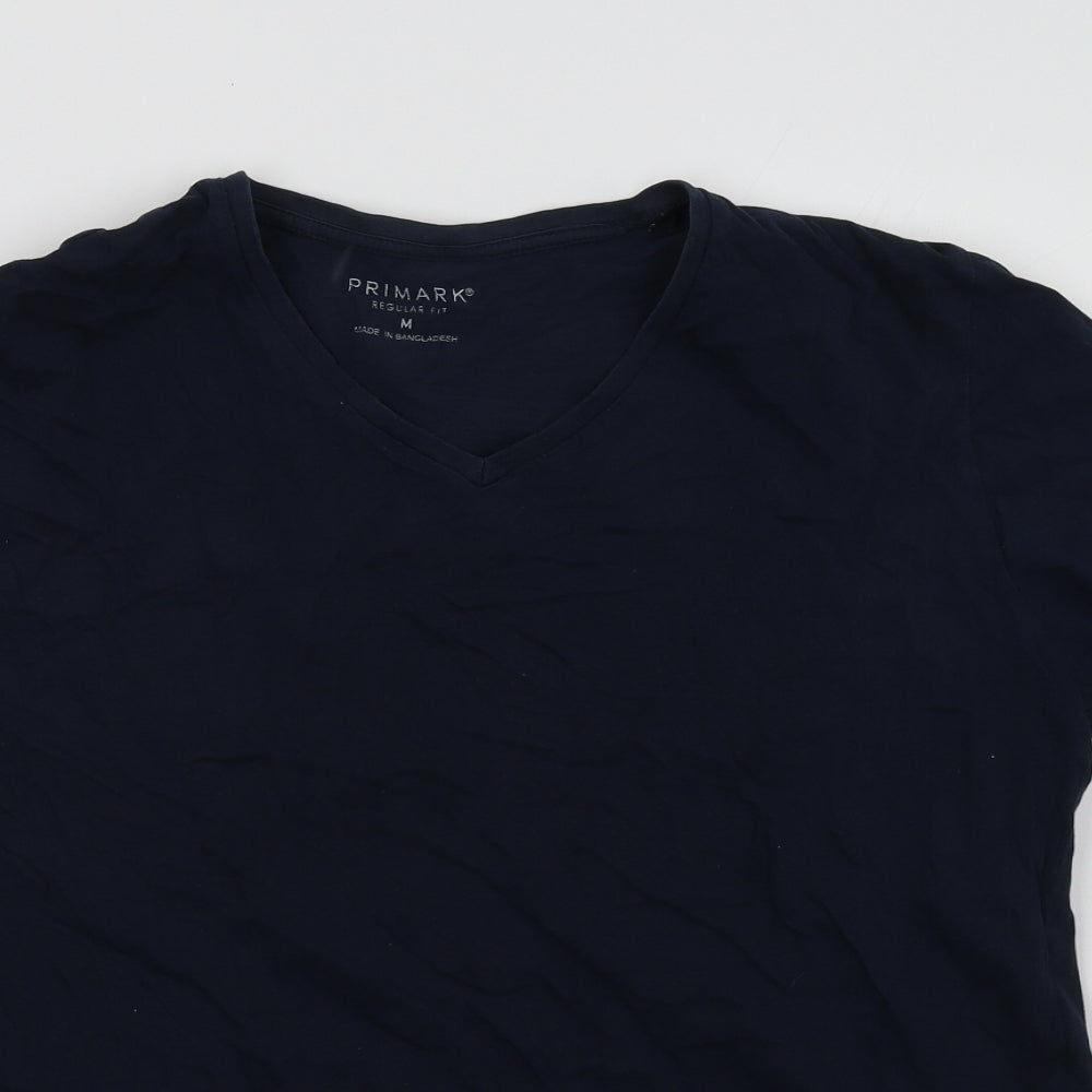 Primark Mens Blue    T-Shirt Size M