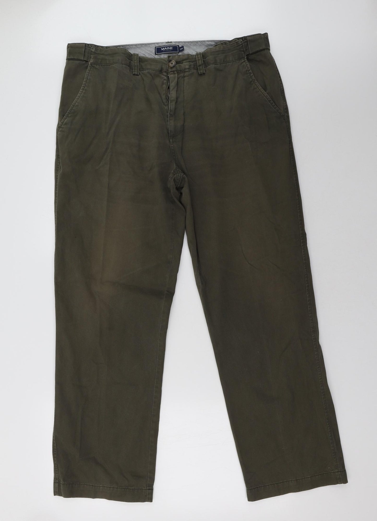 Debenhams Mens Green   Trousers  Size 38 L32 in