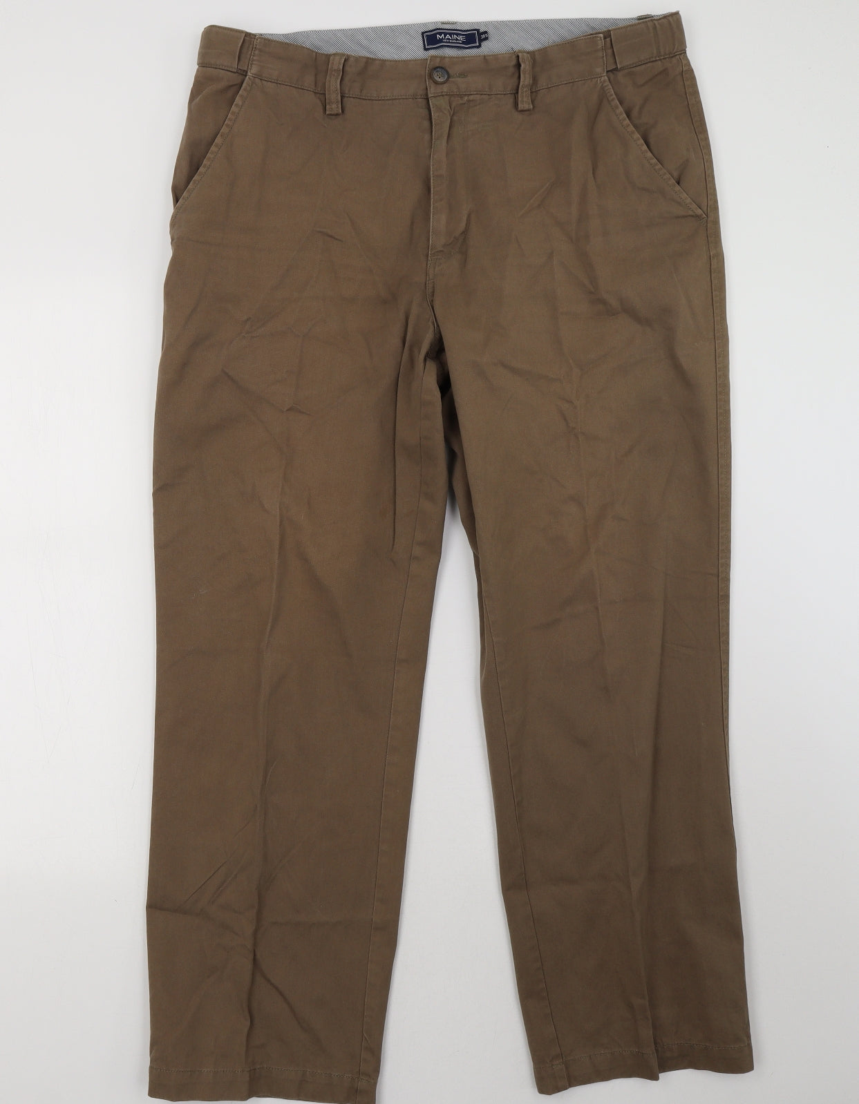 Debenhams Womens Brown   Trousers  Size 38 L30 in