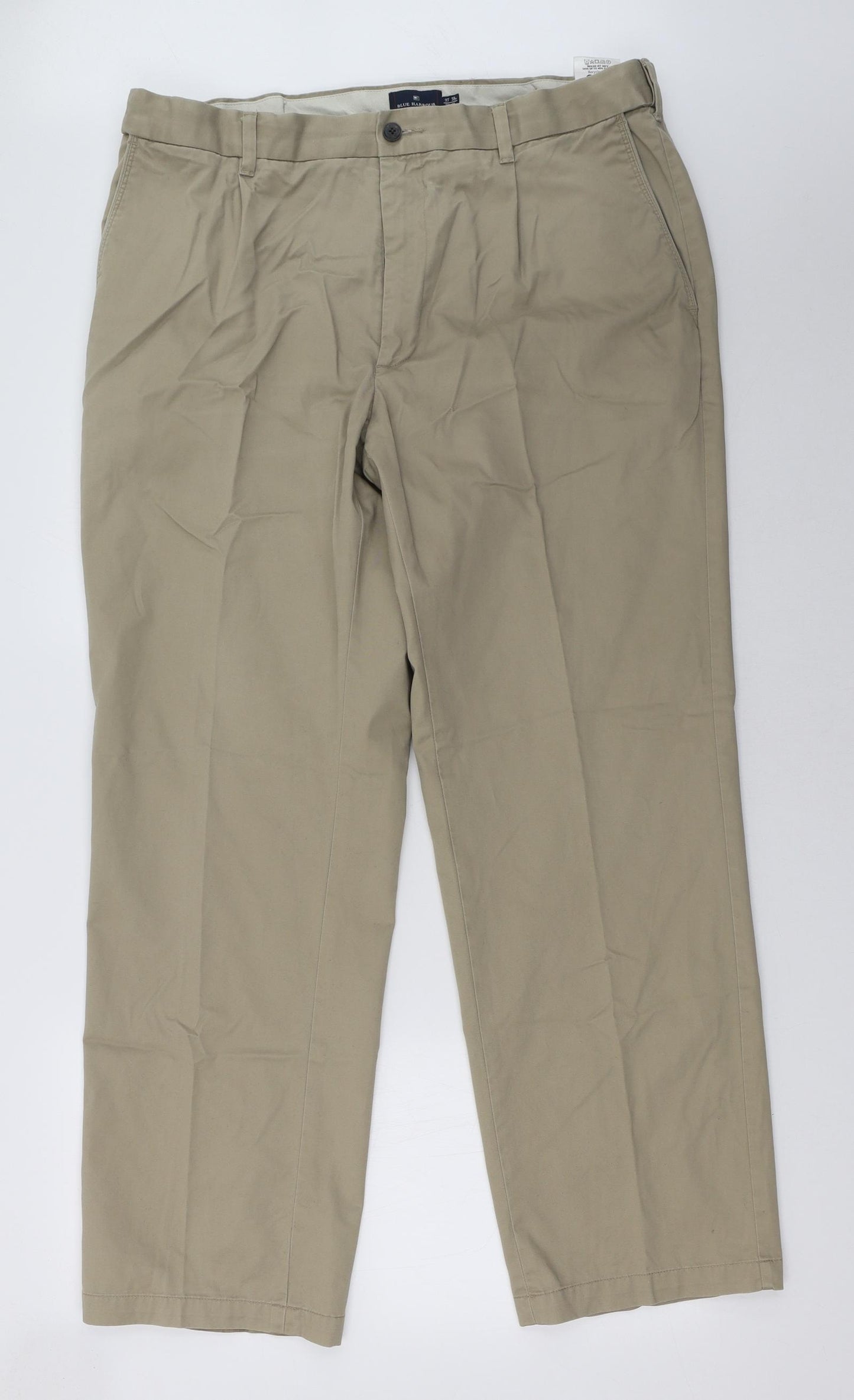 Marks and Spencer Mens Beige   Trousers  Size 38 L31 in
