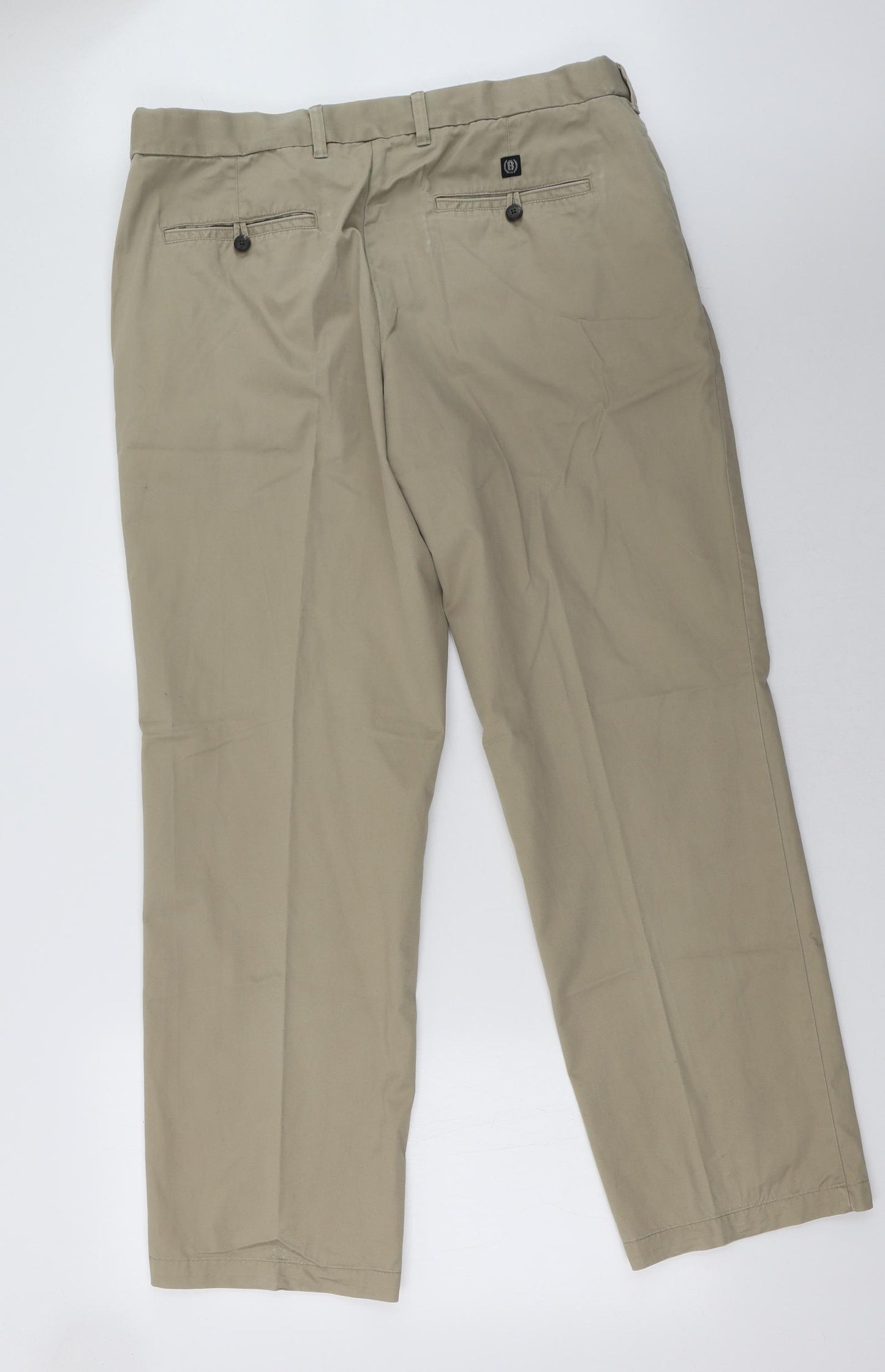 Marks and Spencer Mens Beige   Trousers  Size 38 L31 in