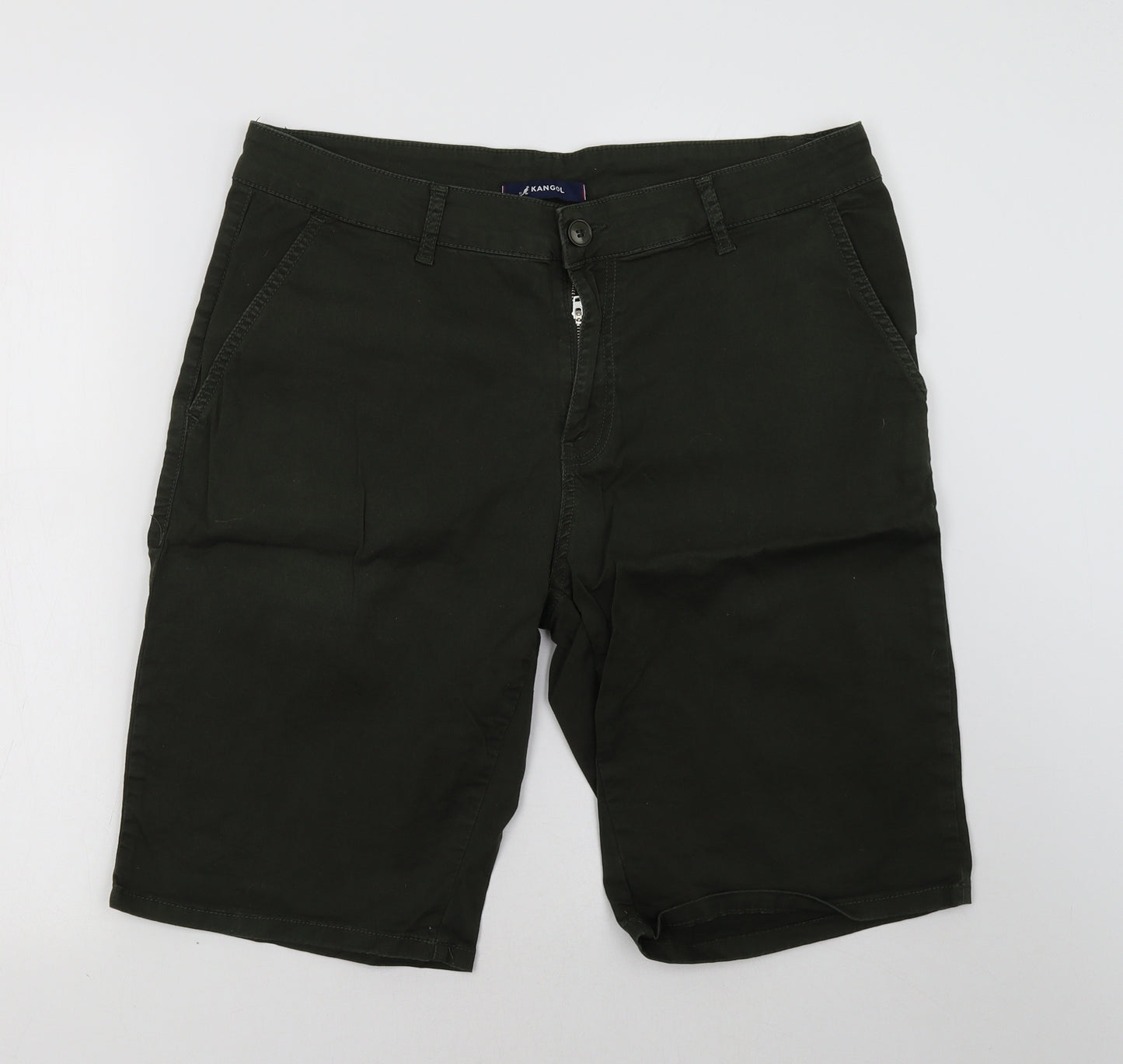 Kangol Mens Green   Chino Shorts Size L