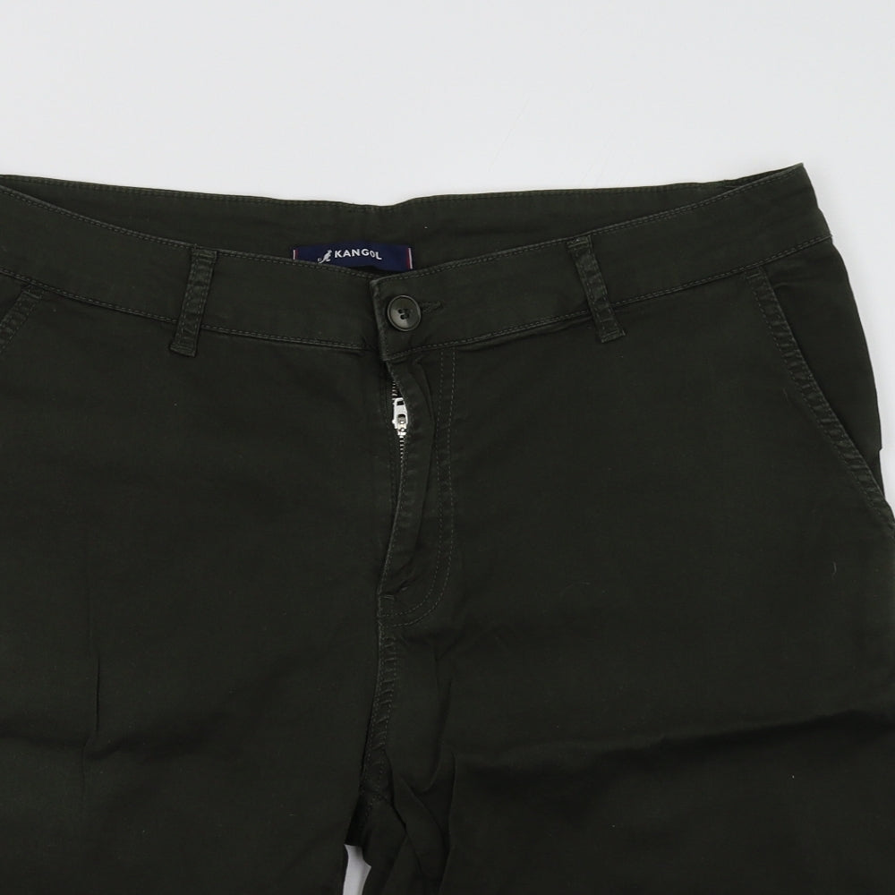 Kangol Mens Green   Chino Shorts Size L