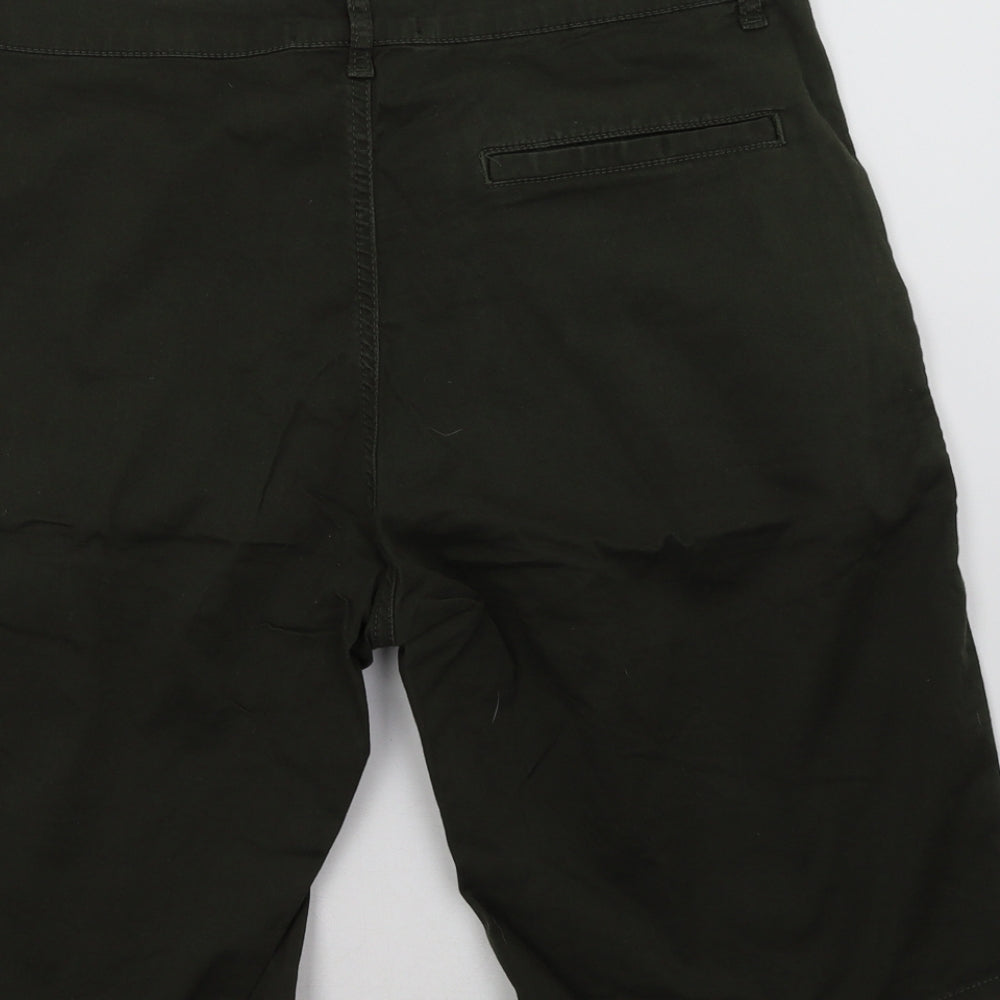 Kangol Mens Green   Chino Shorts Size L
