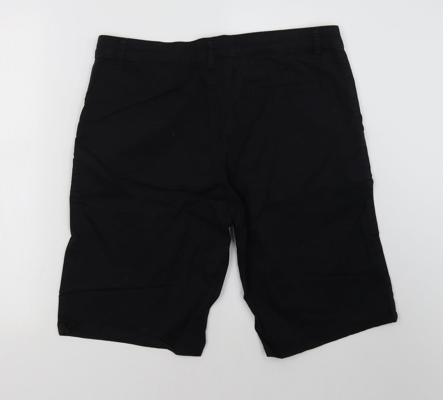 Kangol Mens Black   Chino Shorts Size L