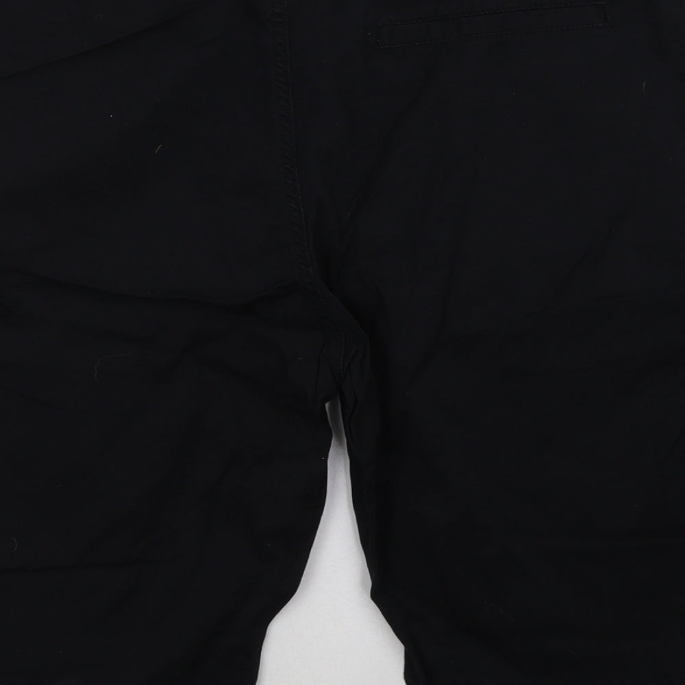 Kangol Mens Black   Chino Shorts Size L