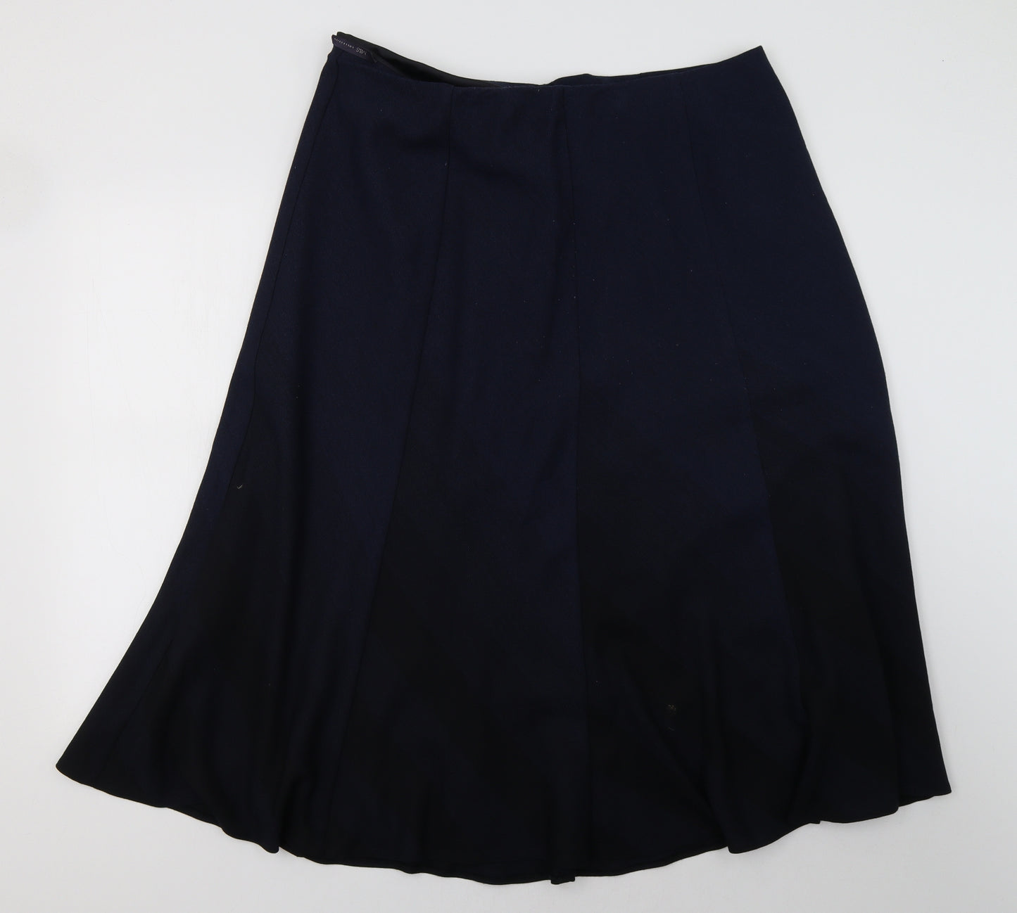 Marks and Spencer Womens Blue   A-Line Skirt Size 18