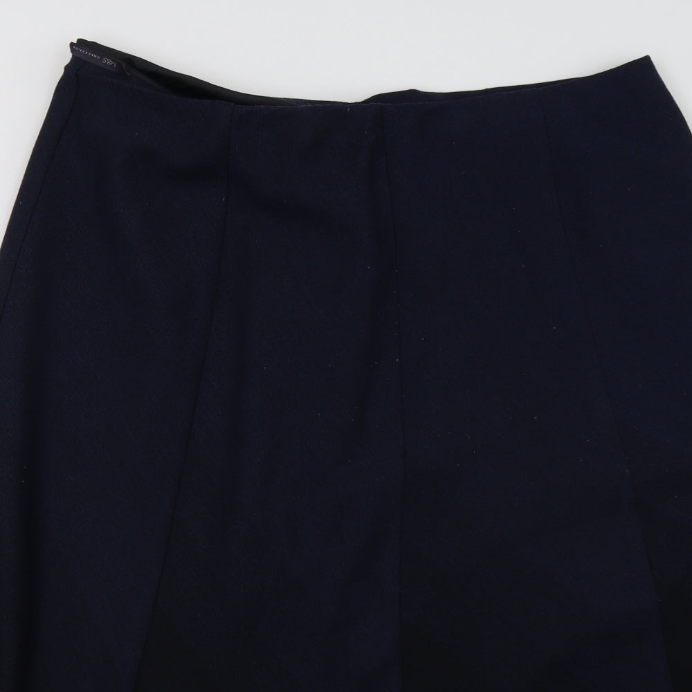 Marks and Spencer Womens Blue   A-Line Skirt Size 18