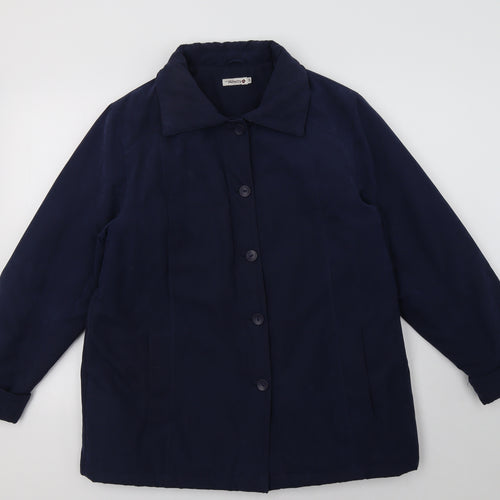 tayberry Womens Blue   Jacket Coat Size 16