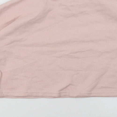 NEXT Girls Pink   Pullover Sweatshirt Size 12-13 Years  - Cropped