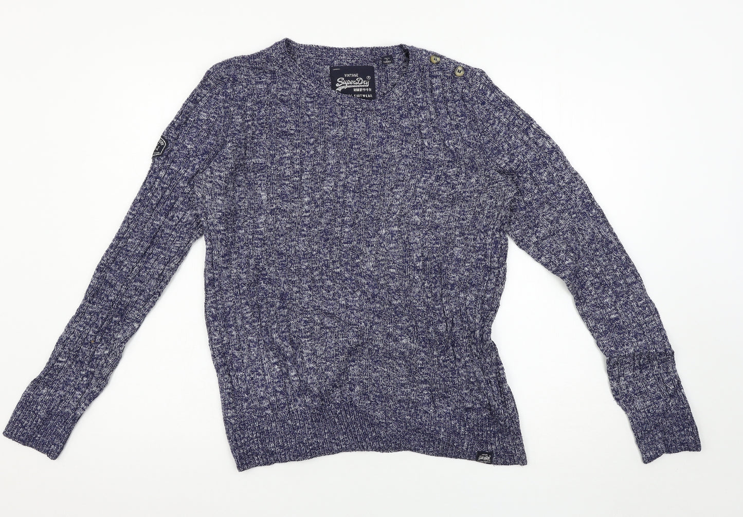 Superdry Womens Blue   Pullover Jumper Size M