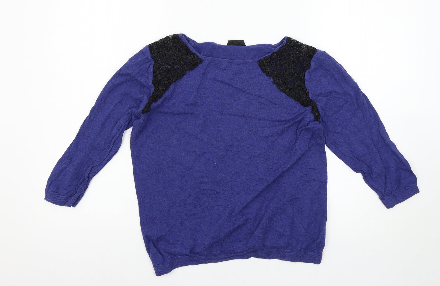 Topshop Womens Black   Pullover Jumper Size 14