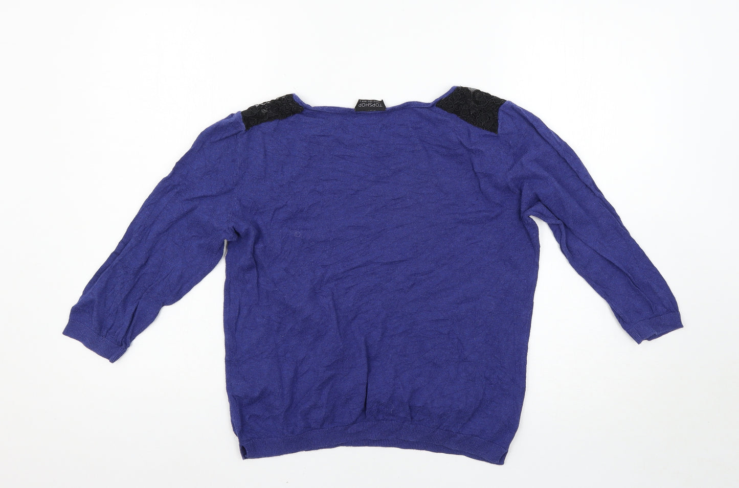 Topshop Womens Black   Pullover Jumper Size 14