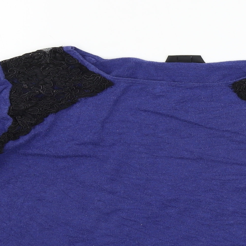 Topshop Womens Black   Pullover Jumper Size 14