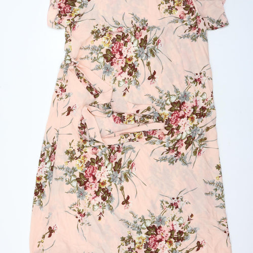 Preworn Womens Pink Floral  Maxi  Size XL