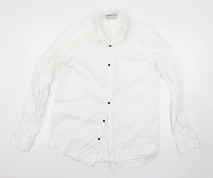 Cedar Wood State Mens White    Button-Up Size 15.5