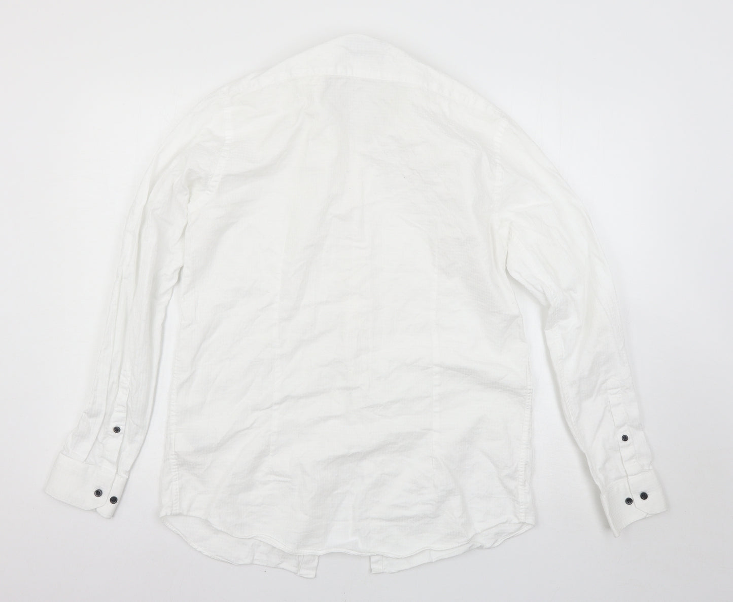 Cedar Wood State Mens White    Button-Up Size 15.5