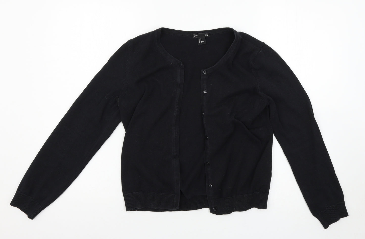 H&M Womens Black   Cardigan Jumper Size M
