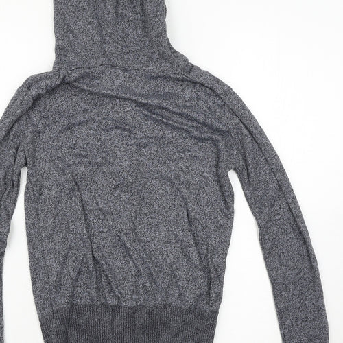 Sweet Delicate Womens Grey   Full Zip Hoodie Size M